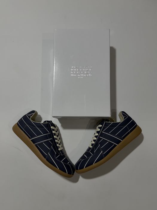кроссовки Maison Margiela Gats Replica dark blue Sneakers