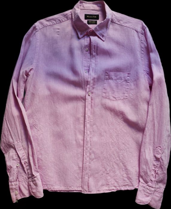 Koszula 100% len Massimo Dutti
