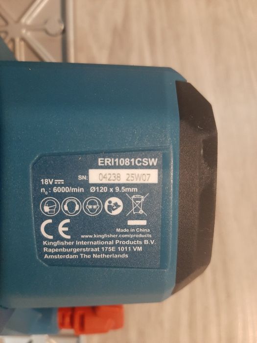 Piła tarczowa akumulatorowa Erbauer G2 ERI1081CSW 18V EXT tarcza 120mm