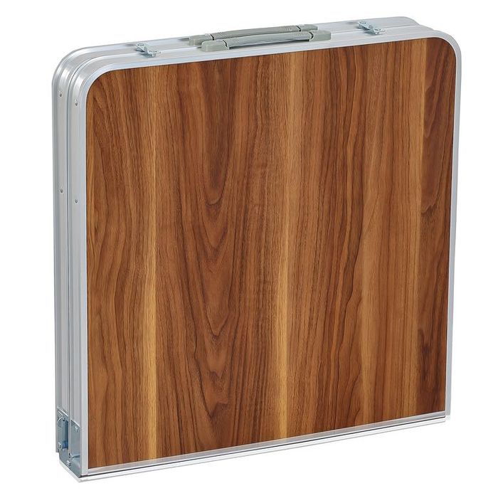 Stolik Turystyczny Kempingowy Stół Składany 4 Krzesła Walizka Zestaw