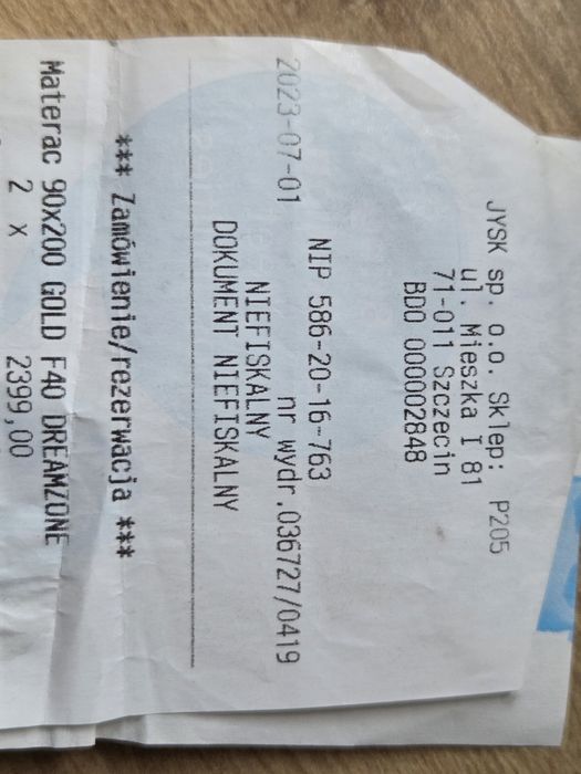 Lóżko pojedyńcze Ikea Malm 90x200 + materac + stelaż+ szuflady