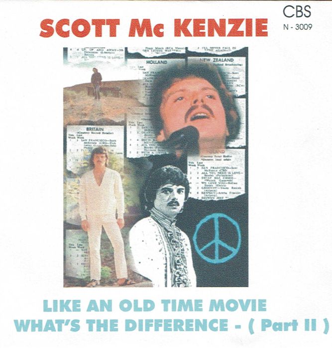 The Voice Of Scott McKenzie -  Like An Old Time Movie - 1967 - 45 rpm
