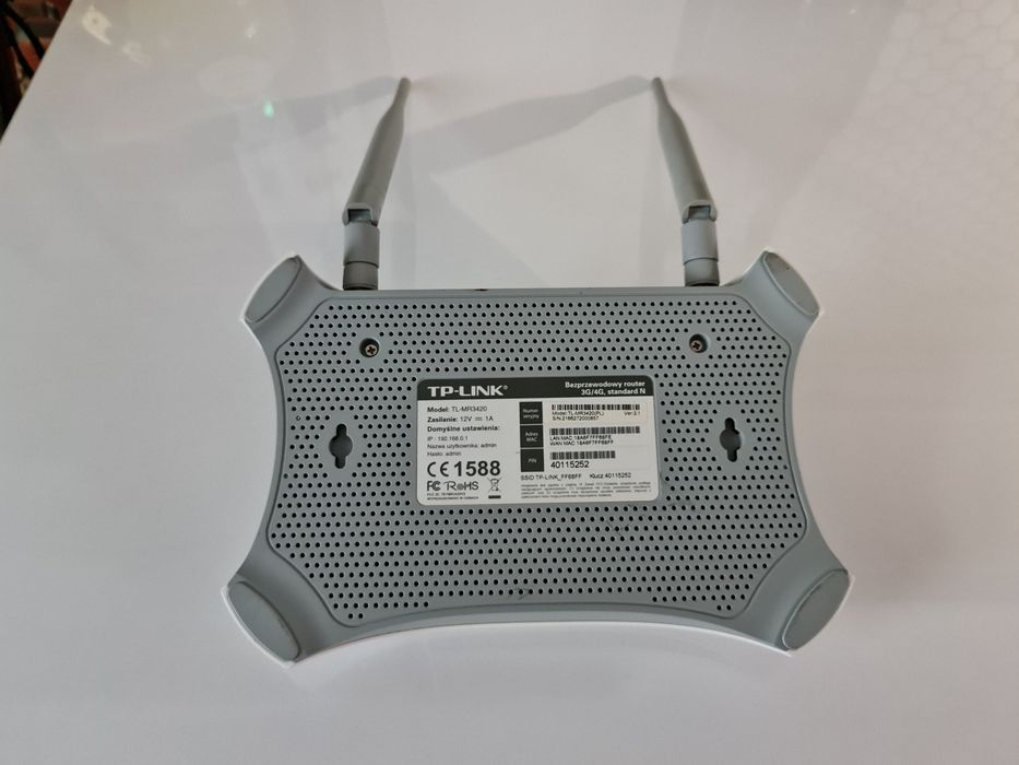 TL-MR3420 bezprzewodowy router 3G/4G, standard N