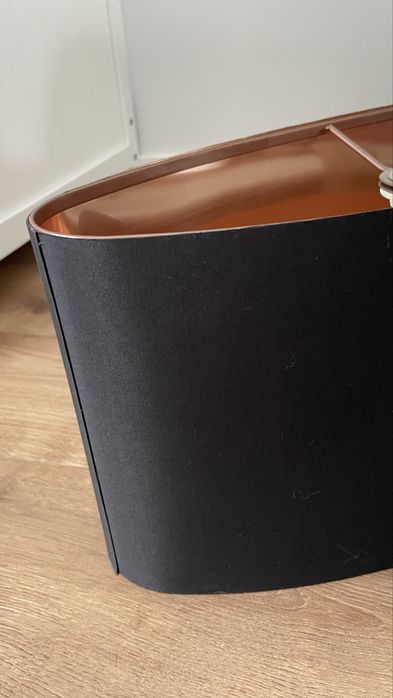 Candeeiro de teto suspenso preto