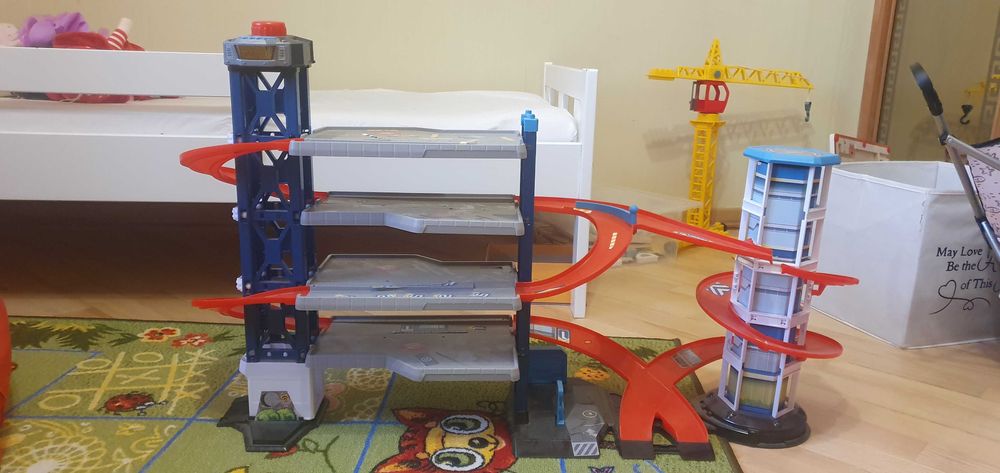 Парковка, паркинг многоуровневый, трек dickie toys