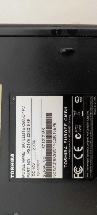 Toshiba Satellite C600 Recondicionado