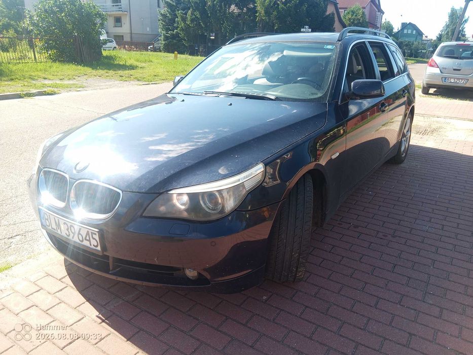 bmw e61  2.5 diesel 291tys przebiegu nowe turbo + olej doinwestowana manual