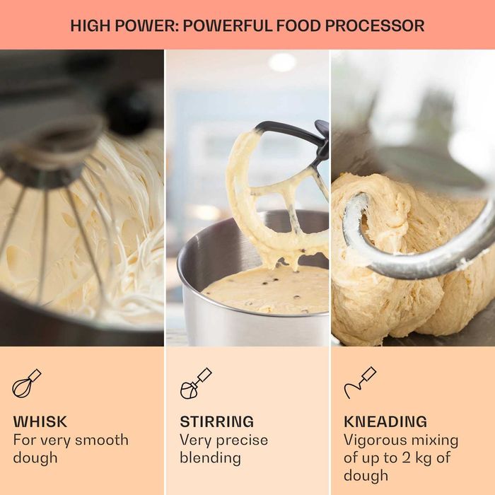 Тестомес кухонный комбайн тістоміс миксер Klarstein Bella Elegance