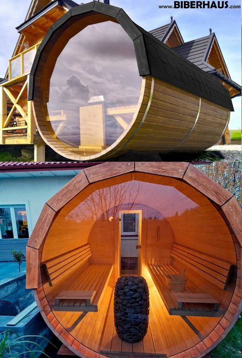 SAUNA Ogrodowa 250 cm + OKNO 100% + GRATIS BECZKA 500L + Akcesoria