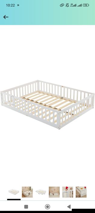 Cama Montessori nova em caixa