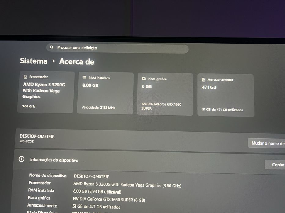 PC Gamer Económico — GTX 1660 Super 6GB + Ryzen | 8GB DDR4