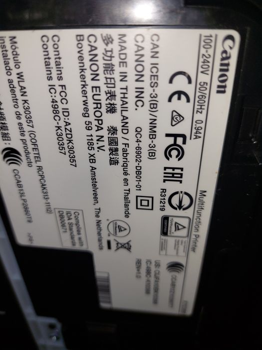 Impressora Canon pixma nova sem cabos