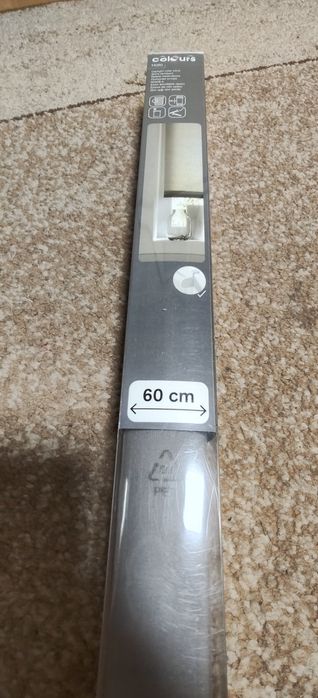 Roleta materiałowa kolor szary 60cm NOWA