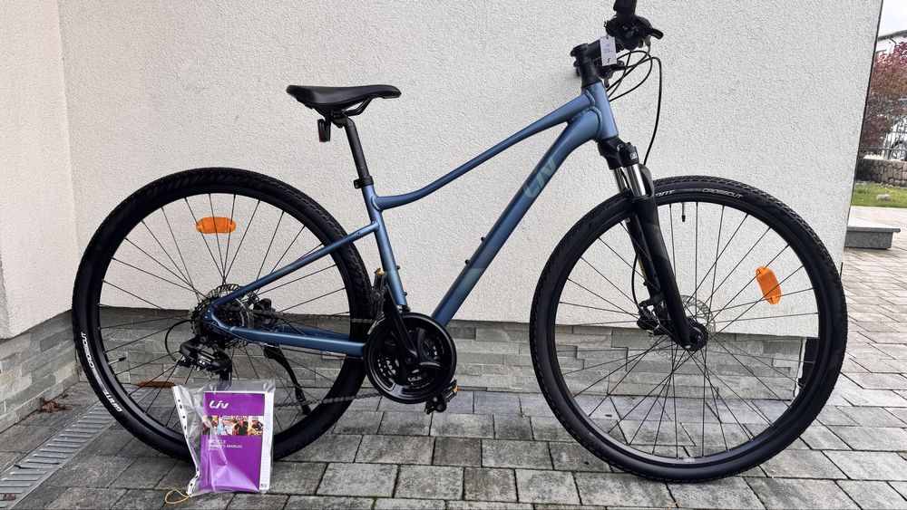 Gwarancja 07.26r Super stan Giant Rove koła 28” rama 17” hydraulika