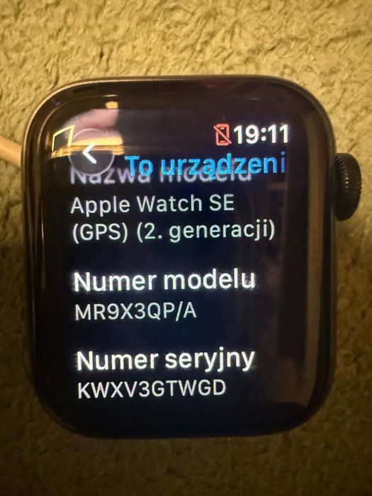 Apple watch SE 2 Generacji GPS  100% baterii +pasek