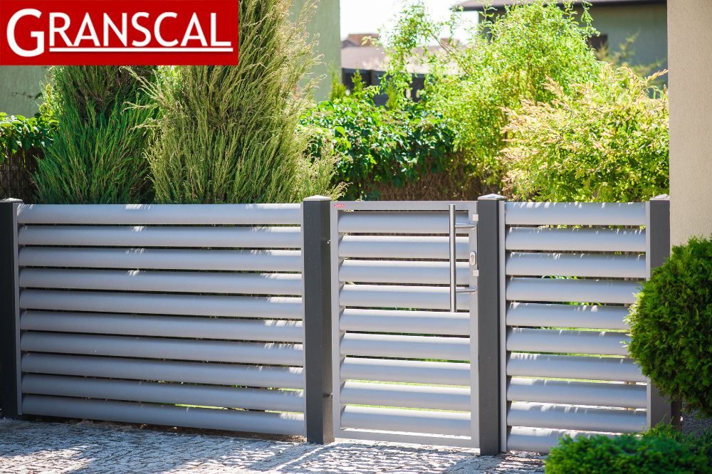 Ogrodzenie metalowe nowoczesne aluminiowe płot furtka brama Poznań