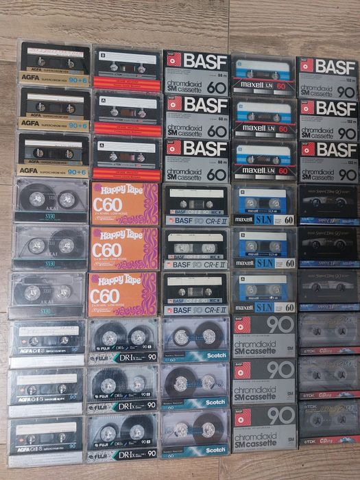 Аудиокассеты Denon, Maxell, Sony, JVC, TDK, SANA