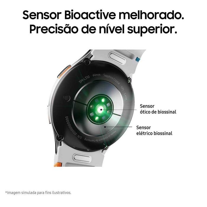 Samsung Galaxy Watch 7 BT (44mm) + Carregador 25W