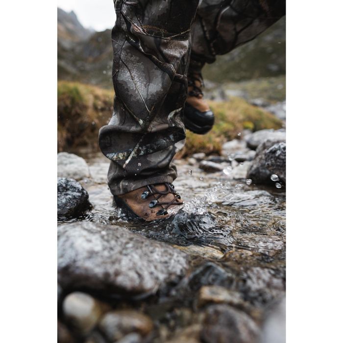 Botas de Caça Impermeáveis e Resistentes Crosshunt 500 V2 Castanho