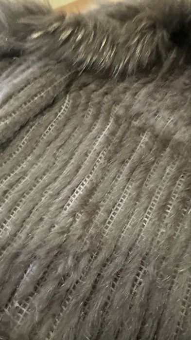 Casaco de pelo verdadeiro
