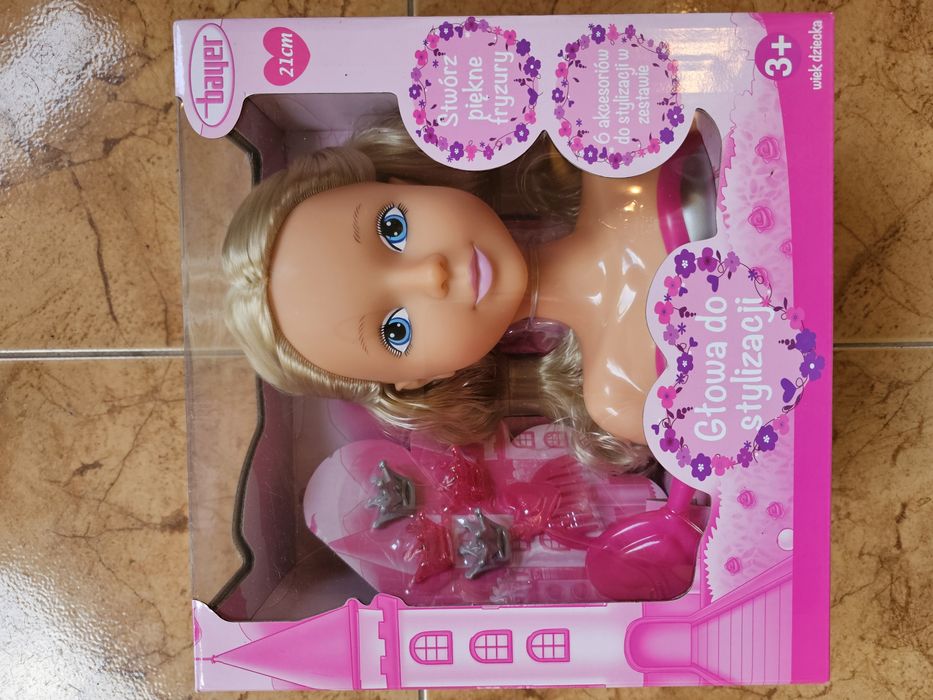 Głowa lalki do stylizacji lalka do czesania