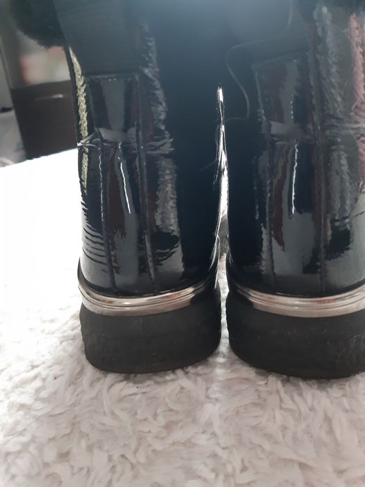 Buty botki damskie lekko ocieplane 38