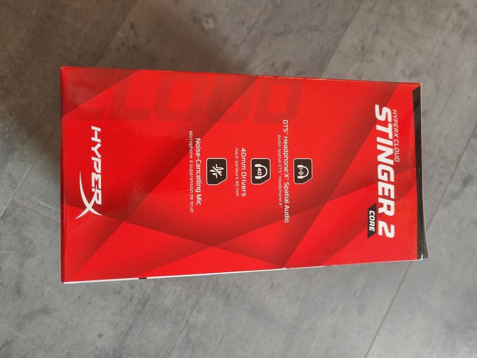 HyperX Cloud Stinger 2 Core – nowe, fabrycznie zapakowane