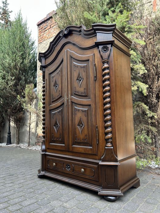 Stylowa Szafa Ubraniowa Kredens Garderoba Ludwik Po Renowacji Uniakt