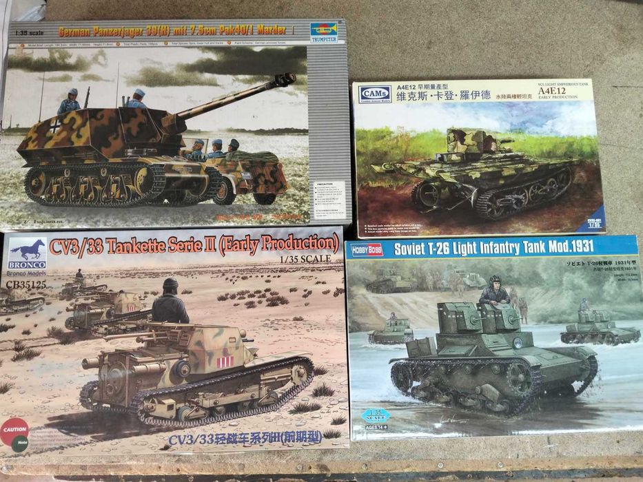 Збірні моделі в 1-35 масштабі!!!
