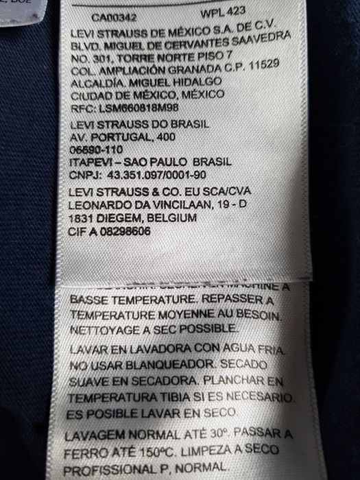 Levi's M longsleeve bluzka długi rękaw t-shirt bluza
