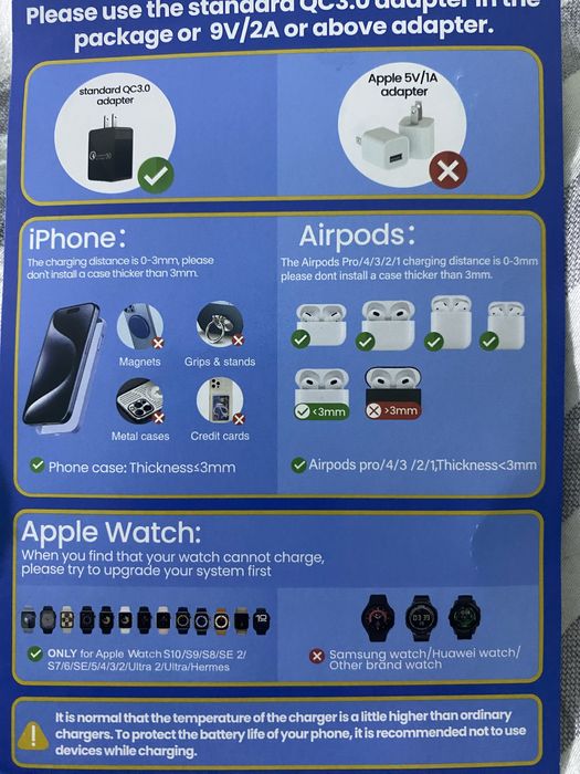 Бездротова док станція 3 в 1. 470 грн.