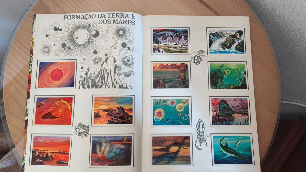 Caderneta cromos completa, ''Mar Fonte de Vida''