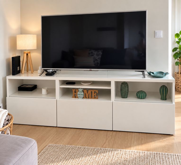Móvel de TV IKEA BESTÅ Branco