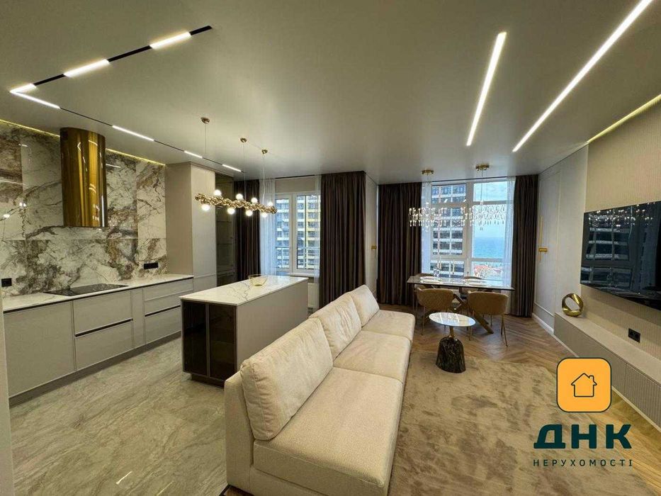 ‼️Лучшая‼️2к квартир Ремонт балкон море Генуэзская Аркадия‼️Атмосфера