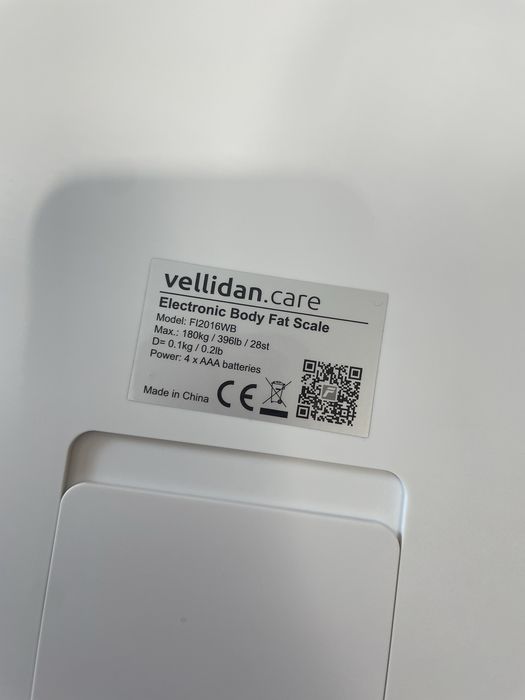 Vellidan.care Waga łazienkowa z analiza ciała SMART