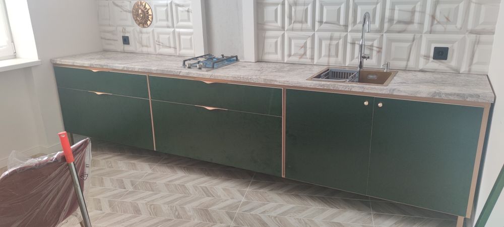 Бетонная мебель,железные кухни