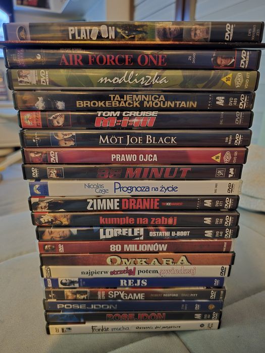 Pakiet filmów DVD #6  21 filmów różne gatunki ciekawe tytuły