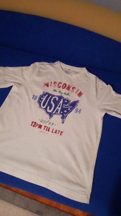 koszulka  USA biała