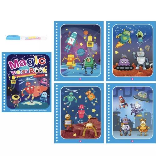 Багаторазова водна розмальовка Патруль Пеппа з маркером