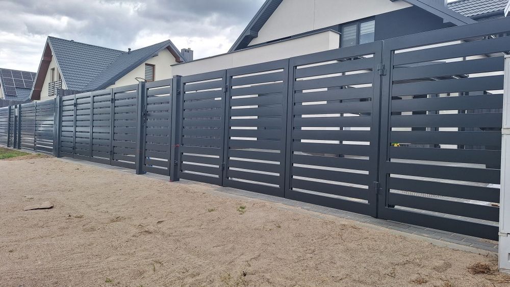 PRODUCENT Brama harmonijkowa skrzydłowa łamana ogrodzenie 1mb