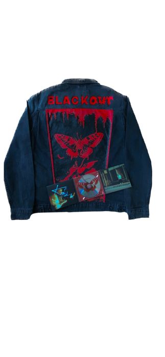 Kurtka custom Kartky Blackout OU7SIDE