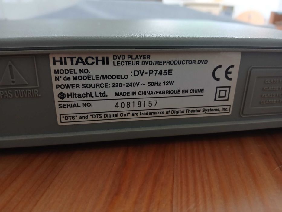 Leitor DVD Hitachi