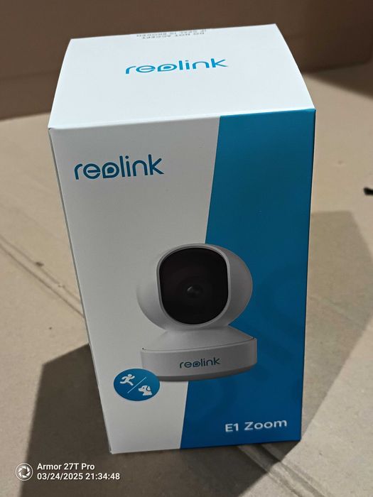 KAMERA IP obrotowa Niania REOLINK E1 ZOOM 5 MPx 355° Wifi FULL HD PIR