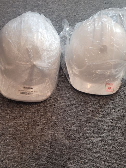 Kask budowlany biały x2 nowe