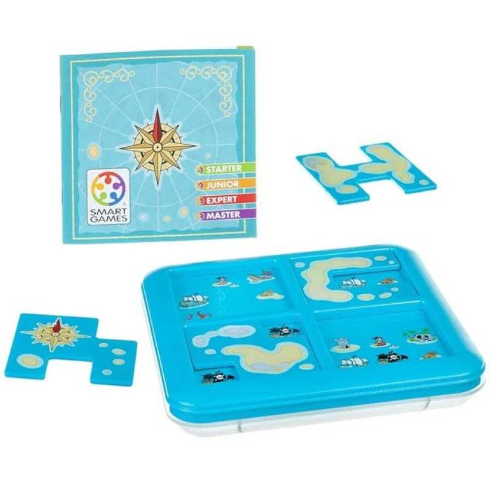 Jogo de Raciocínio Infantil – Tesouros Piratas, 6+ anos