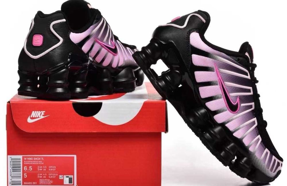 Nike_Shox_TL_czarny_różowy Rozmiar.38