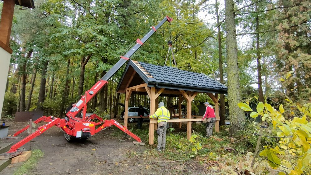 Dźwig Maeda manipulator do szyb wynajm