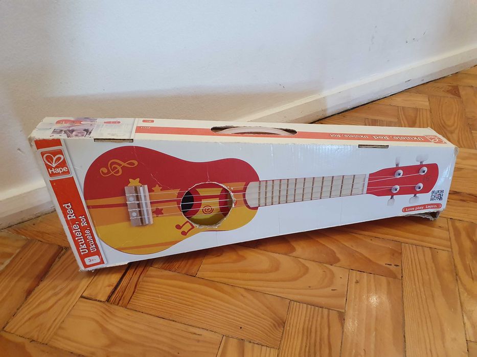 Ukulele para crianças, marca Hape