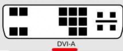 DVI-A (Analog, Single Link) - VGA