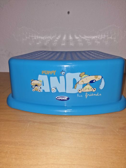 Degrau de apoio antiderrapante azul da JANE (Para crianças)